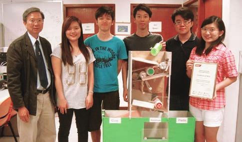 A team of 5 from the Department of Mechanical Engineering received Certificate of Merit in the Competition.
