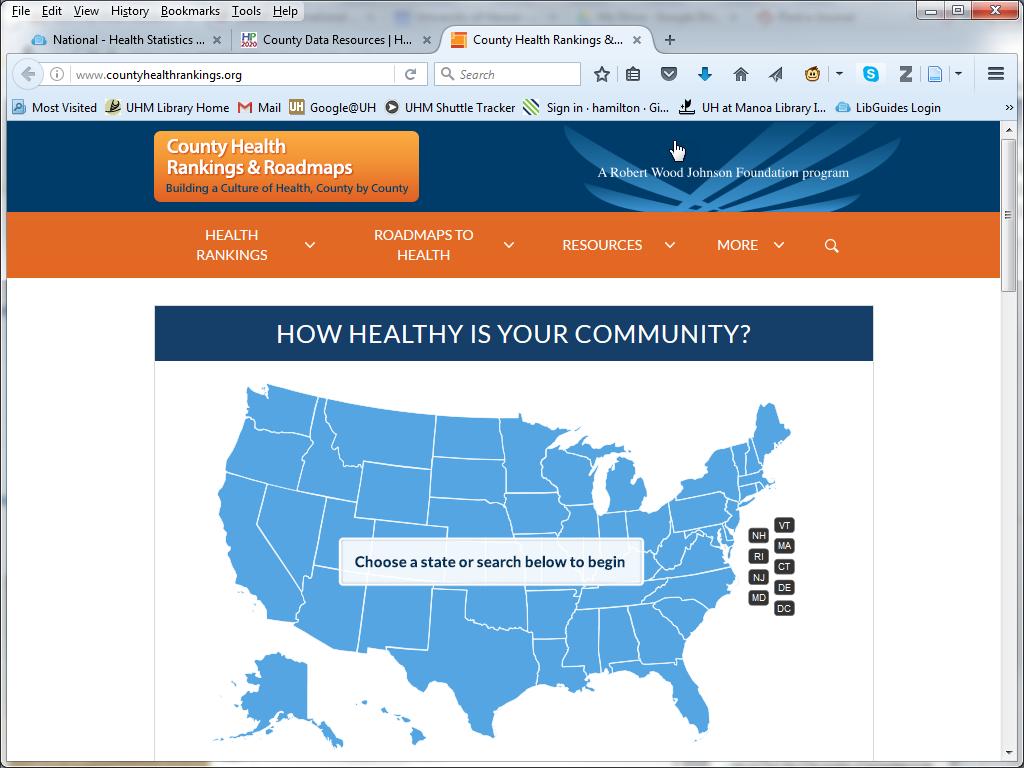From Healthy People 2020 > Tools & Resources > County