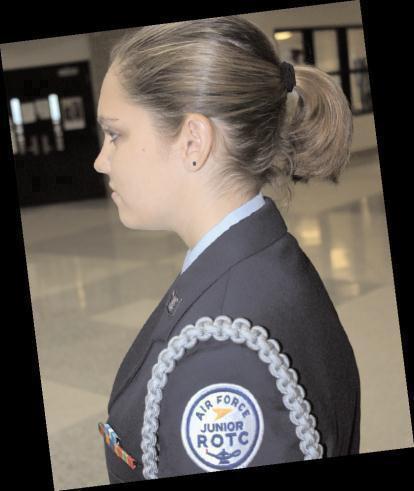 150 part (including anything that might be visible through the uniform). Female cadets in uniform, however, are allowed to wear conservative earrings, pierced or clip style, in their earlobes. 7.9.