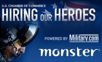 Virtual Hiring Fairs In addition to the traditional hiring fairs, the Hiring Our Heroes campaign is co-hosting virtual hiring fairs in partnership with Monster/Military.