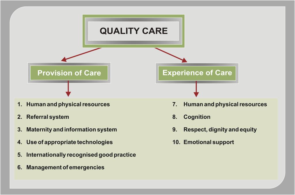 2.5.4 Quality model for intrapartum care Up to now we have looked at general quality models and quality models pertaining to health care.