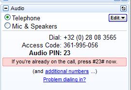 How to use GoToWebinar - audio Using a telephone Problems?
