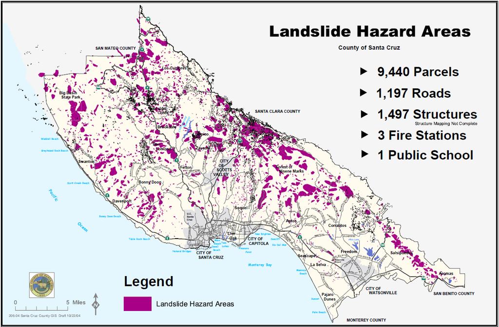Landslide In a strong earthquake, it is extremely likely that landslides will occur simultaneously, depending on ground conditions, or even years later when slide planes reactivated by the earthquake