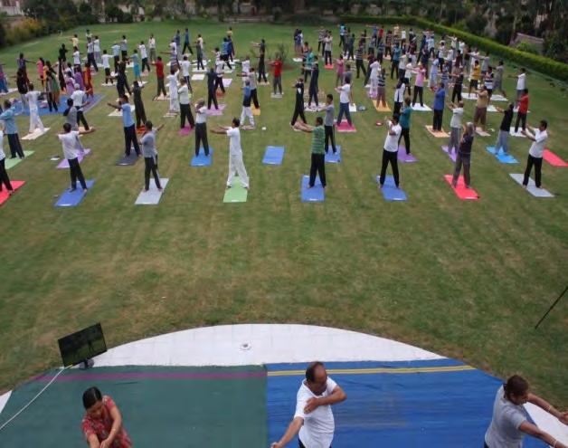 Day of Yoga (3) A Lecture-cum-Workshop on Yog Dwara Jivanshaili One day workshop on Yog Dwara Jivanshaili was organized on June 20, 2016 by