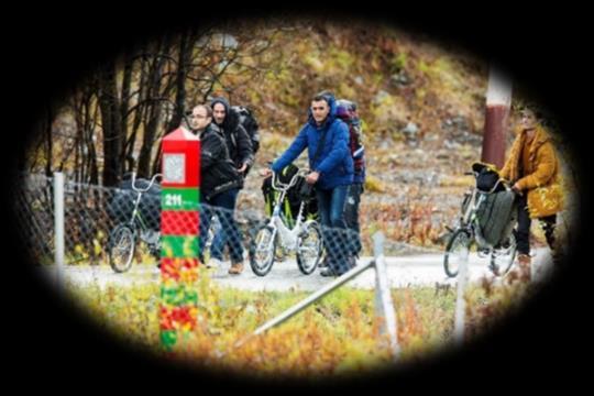 From Russia with 5584 asylum seekers crossed the border at Storskog in 2015