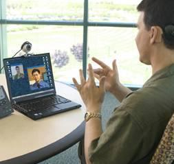 Case Study Significan t Video call centre using CC Express and VT Advantage cameras to provide sign-language interpreter services for the deaf Accessed via Tandberg video units in local council