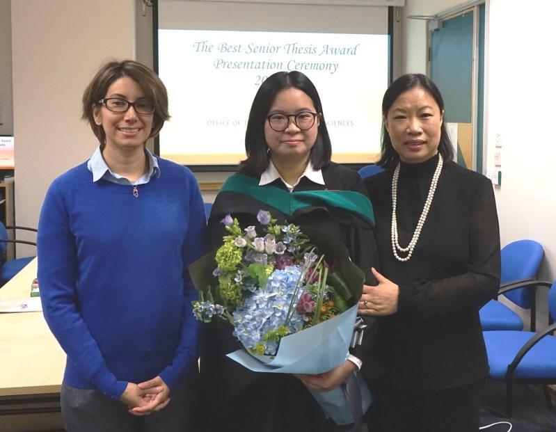 The students parents, supervisors, friends, and faculty members joined the Ceremony to share their joy and recognize their achievement. Ms. Chan Ming Chu and her supervisor, Prof. Annie Chan Ms.