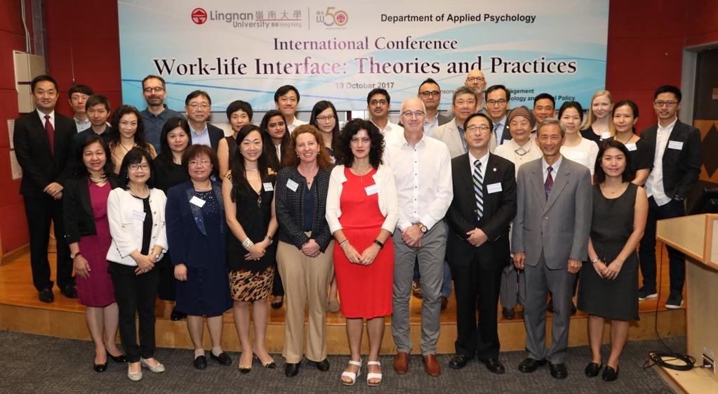 Faculty Activities International Conference Work- Life Interface: Theories and Practices on 19 October 2017.