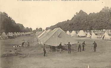 Private Pope s contingent comprised a single officer and twohundred twenty-six other ranks by the time it reported to duty at the Bernafay Wood Camp on October 22.