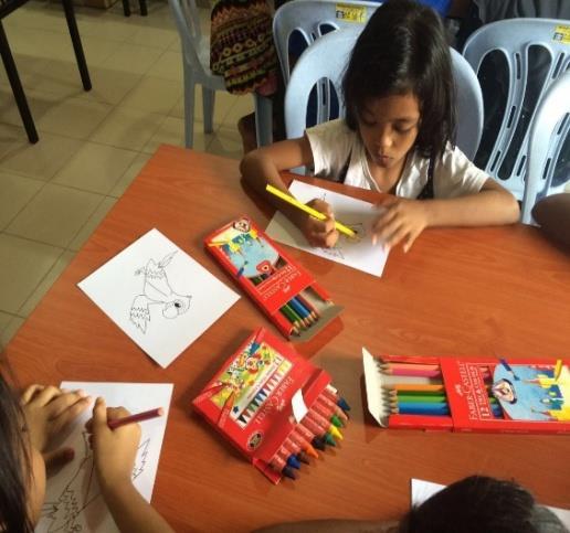 2016 Corporate Collaborations 12 MAY 2016: FABER CASTELL COLOURING DAY The Faber-Castell team organised a colouring day for children of The Budimas Orion Home.