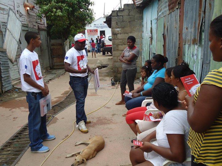 12 Output 3: Over the period a key component of the contingency plan implementation involved stock-keeping and pre-positioning of stock in the available warehouses of the Haitian Red Cross and PNS.