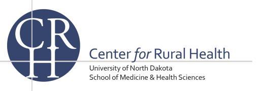 Blue Cross Blue Shield of North Dakota Caring Foundation Rural Health Grant Program Funding Period (February 15, 2018 February 15, 2019) Introduction The Center for Rural Health, University of North