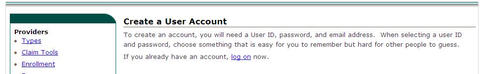 Create a User Account A separate user ID for each individual who is