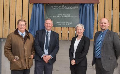 New sheep husbandry training centre opens Seeking improvements to Lake District railway line The new sheep husbandry centre at Newton Rigg College opened in June.