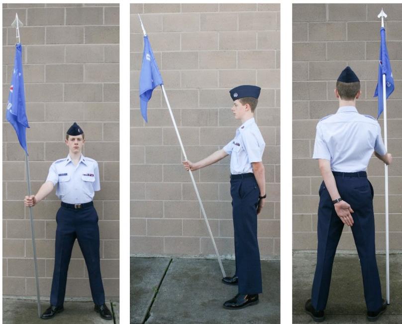 CAPP 60-33 5 AUGUST 2016 69 Figure 5.10 Carry Guidon Figure 5.11 Carry Guidon, Alternate Method 5.19. Executing Parade Rest from Order Guidon.
