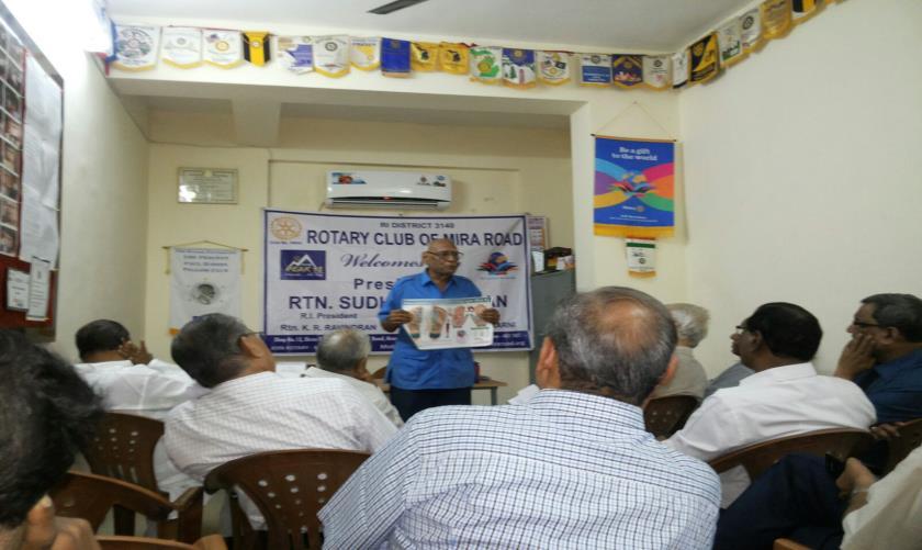 The Presentation was an interactive session amongst the fellow Rotarians. The session imparted lots of knowledge and information on the scope of a Secretary in a Rotary Club. Rtn.