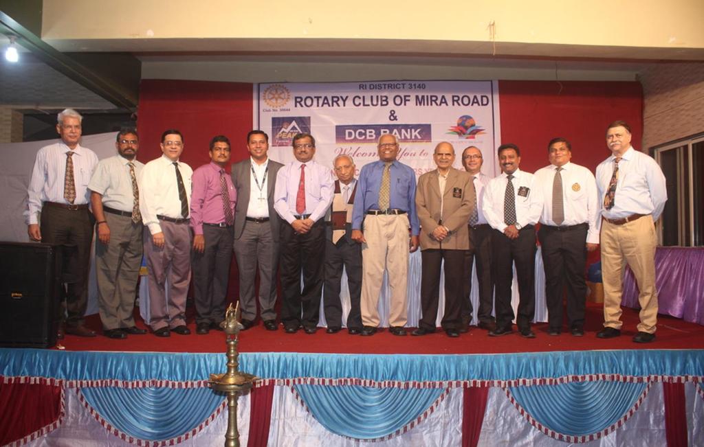 Bullletin of Rotary Club of Mira Road Issue 2 Month February 2016 Rotary Club of Mira Road Club Officers
