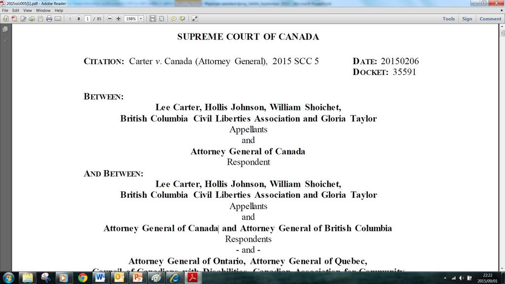 Canadian Supreme Court: