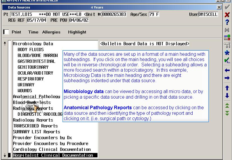Slide 8 Many of the data sources are set up in a format of a main heading with subheadings. If you click on the main heading, you will see all choices will be in reverse chronological order.
