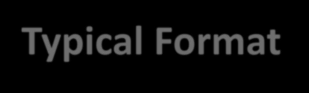 ES Forums Typical Format Registration