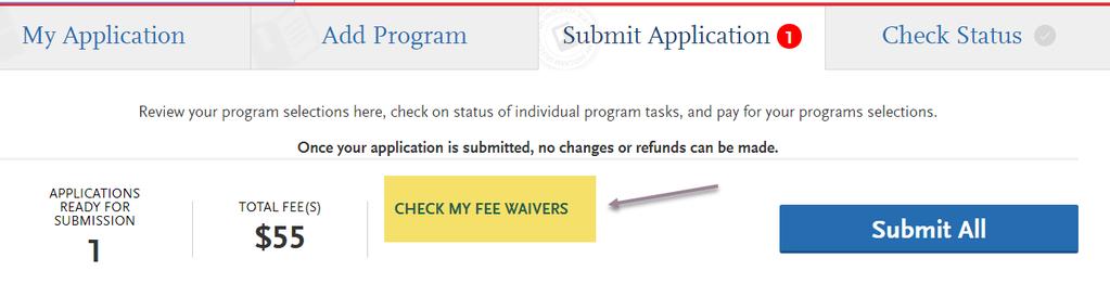 Application Fee Waiver tips Cont. On the Personal Information quadrant, in the Citizenship/Residency Information tile, what state do you regard as your permanent home?