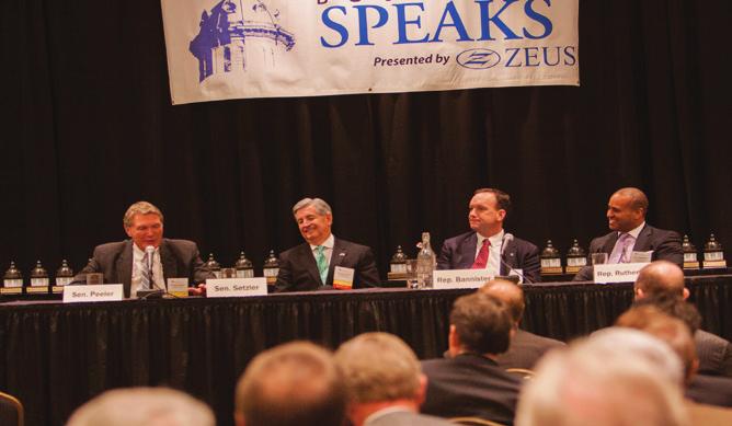 About Our Events Investment Opportunities can be found on page 9 Business Speaks at the State House Marriott Columbia January 20, 2015 Average attendance: 300-400 Business Speaks provides attendees a