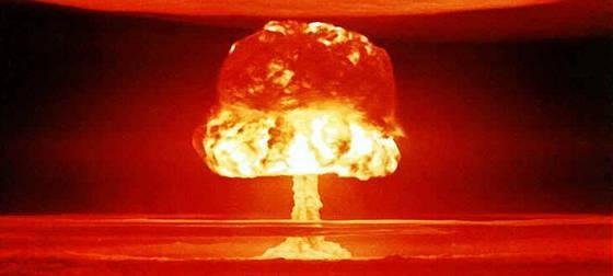 exploding a 50-megaton hydrogen bomb in the
