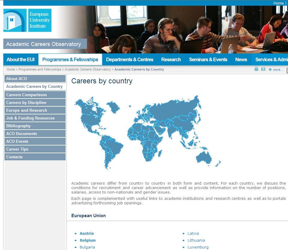humanities and social sciences) The website explains the educational