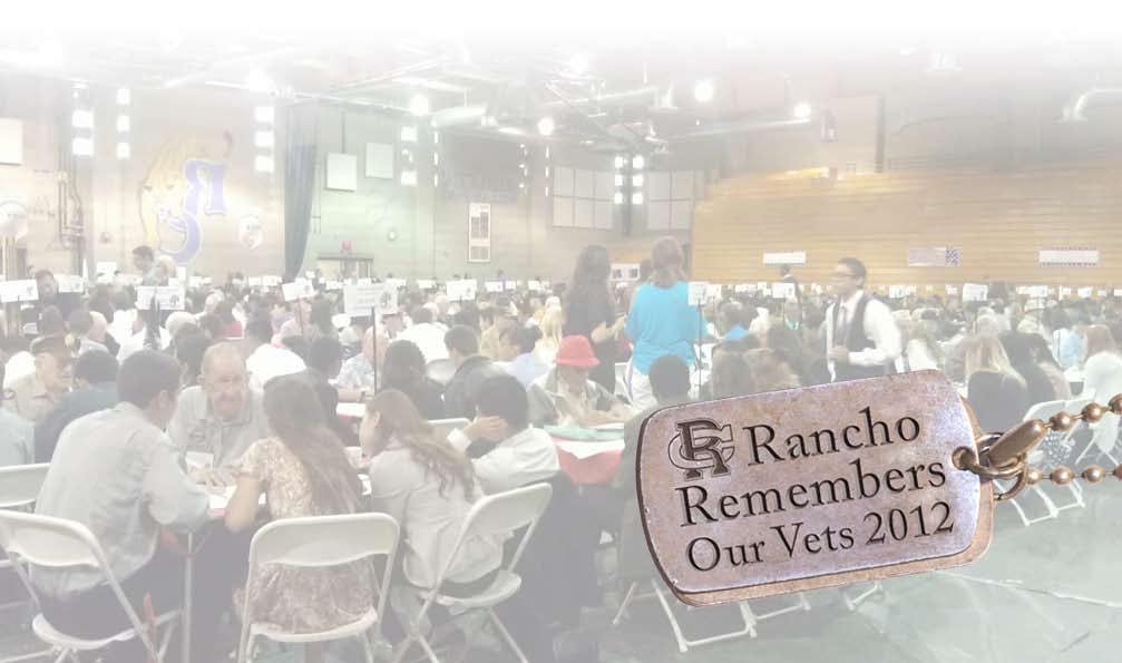 was asked to speak to the 11th grade history students at I the Veteran s History event at Rancho Cucamonga High School on May 3, 2012.
