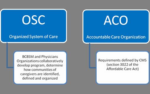 How is an OSC different from an ACO?