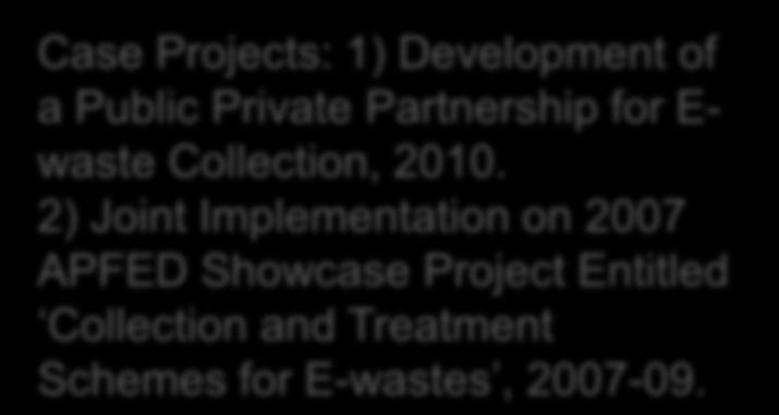 Research and Demonstration Case Projects: 1) Development of a Public