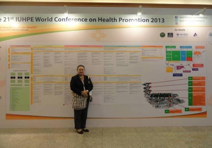 Promotion was organized by IUHPE and the Thai Health Promotion Foundation (Thai- Health) in Pattaya, Thailand, during 25-29 August 2013.