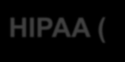 HIPAA (Health Insurance Portability and Accountability Act) Names.