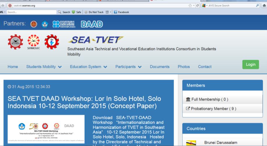 SEA-TVET Consortium Official Website http://seatvet.
