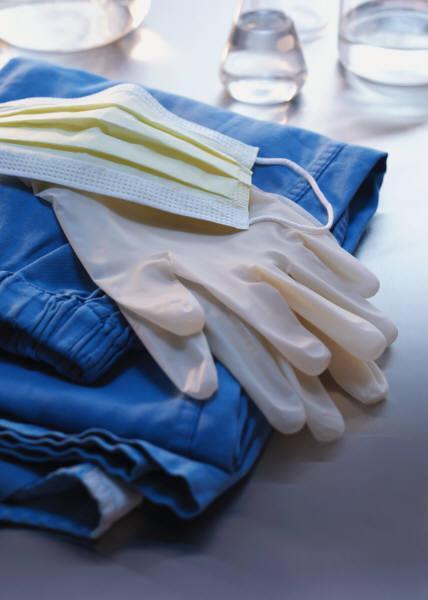 on the risk assessment PPE includes gloves, gown, and facial protection Apply PPE