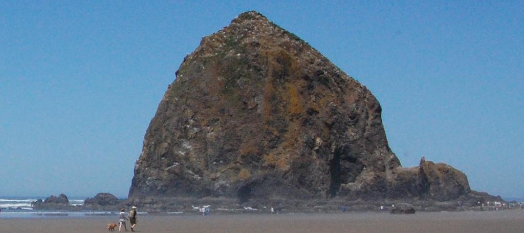 Iconic Haystack Rock, Cannon