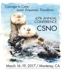 California School Nurses Organization 67 th Annual Conference Courage to Care: Lead. Empower. Transform.