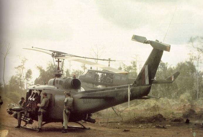 Experimental Army support tasks, with heavily armed Huey gunships quickly supplanted the SAR role due to their success.