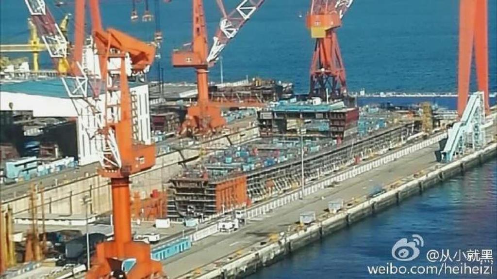 Figure 6. Potential Indigenous Aircraft Carrier Under Construction Source: Jeffrey Lin and P.W. Singer, China s First Homemade Carrier Moves Forward, Popular Science, October 27, 2015.