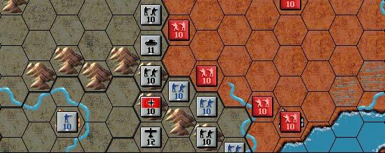 At the start of Barbarossa and Russia's entry into the war, Axis production is about 590 while Allied production increases to about 650, and that's without the USA production of 180 MPP's/turn added