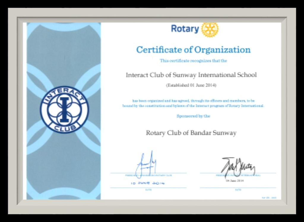 Clubs SPONSORING AN INTERACT CLUB Do you want to empower young people in your community to take action, become leaders, and gain a global perspective?