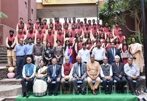 Apart from Mr. Rajendra S Pawar Founder NU, Mr. Vijay Thadani Co-Founder NU, Prof. V.S. Rao, President NU and Leadership Team, various prominent guests were also present which include members of the Board of Management.