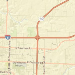 E) Roadways Section TIP # SP1112 Route From ROUTE 65 SOUTHBOUND BRIDGE OVER I-44 US 65 US 65 I-44 Location/Agency City of Springfield FHWA Responsible Agency MoDOT Federal Funding Category NHPP(NHS)