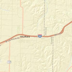 E) Roadways Section TIP # GR1602 I-44 PAVEMENT IMPROVEMENTS EAST OF STRAFFORD Route I-44 From 0.5 miles e/o Rte.