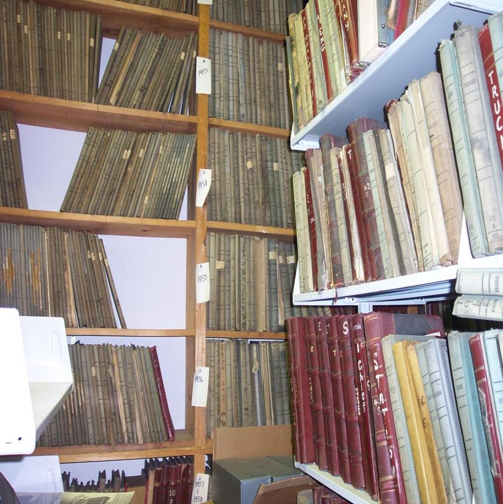 PRESERVING OUR HISTORY Thousands of documents depicting daily station operations