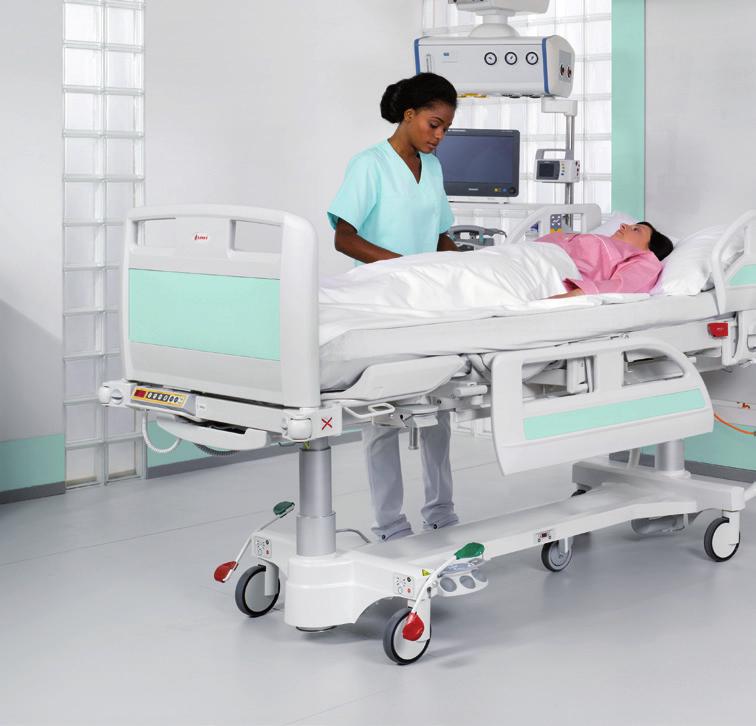 Superior staff support To make nursing more ergonomic, Eleganza 3XC can be placed into the examination