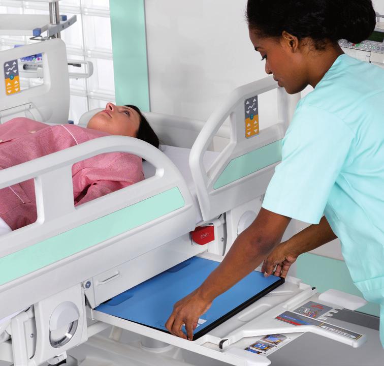 In-bed X-ray imaging X-ray examination of a critically ill patient is part of the daily routine for intensive care units.