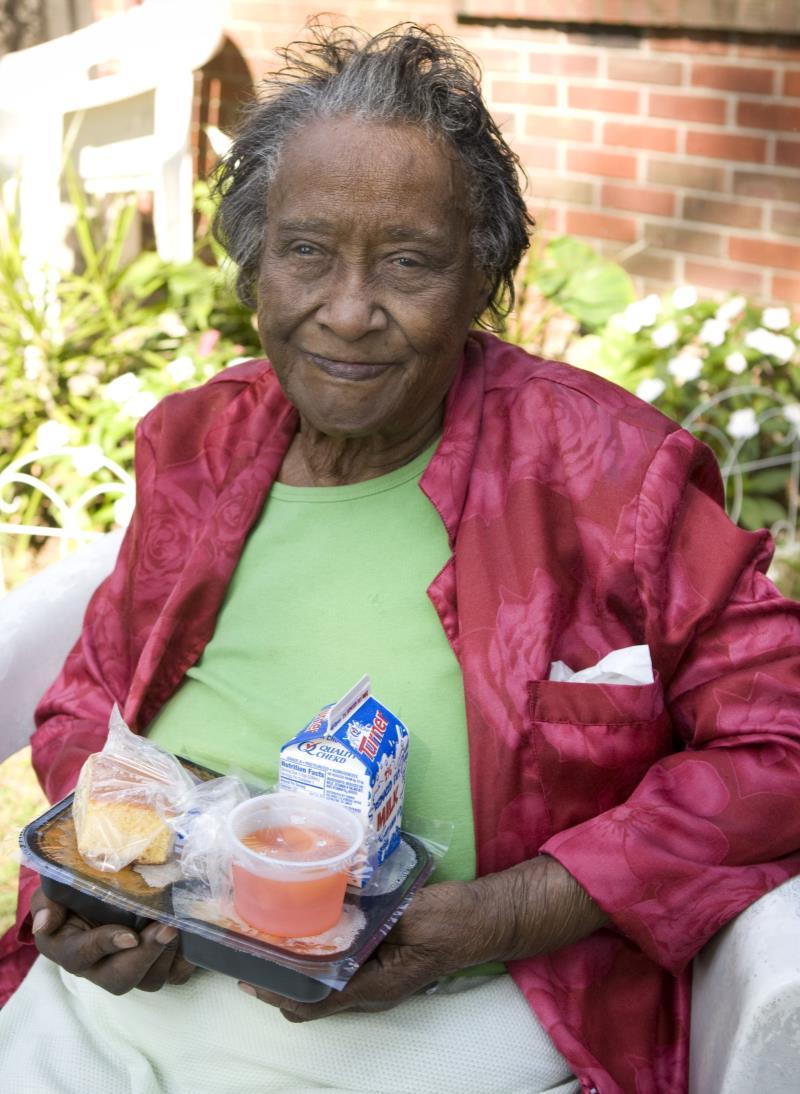 NO HUNGRY SENIOR: CLIENT IMPACT I hadn t had a good hot meal in years. I went to my doctor last week, and I gained six pounds.