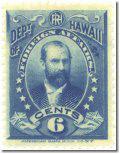 OFFICIAL STAMPS While Hawaii lobbied for annexation in Washington, D.C., an idea was born to print stamps for the Hawaiian Department of Foreign Affairs.