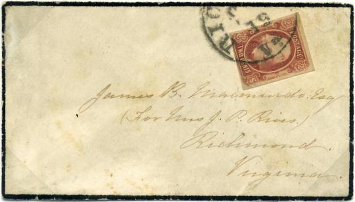 POSTAL RATES 2 CENTS LOCAL DROP Issue of 1863, printed by Archer and Daly The Confederacy established a 2-cent rate for local drop letters